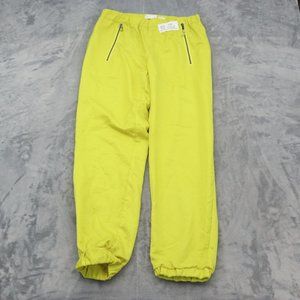 Anthropologie Hei Hei Pants Womens 30 Yellow Tapered Straight Elastic Waist